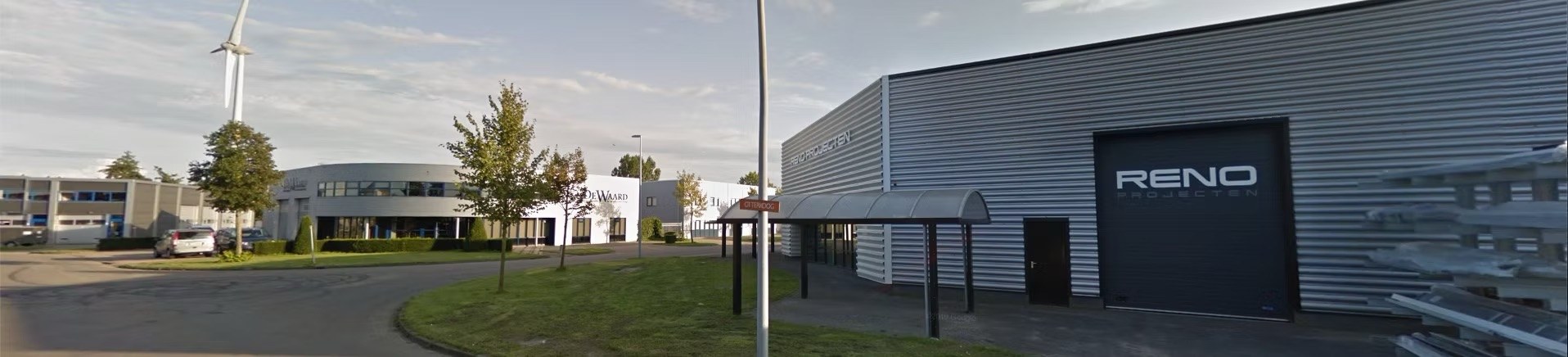 Bedrijfspand van Reno Projecten